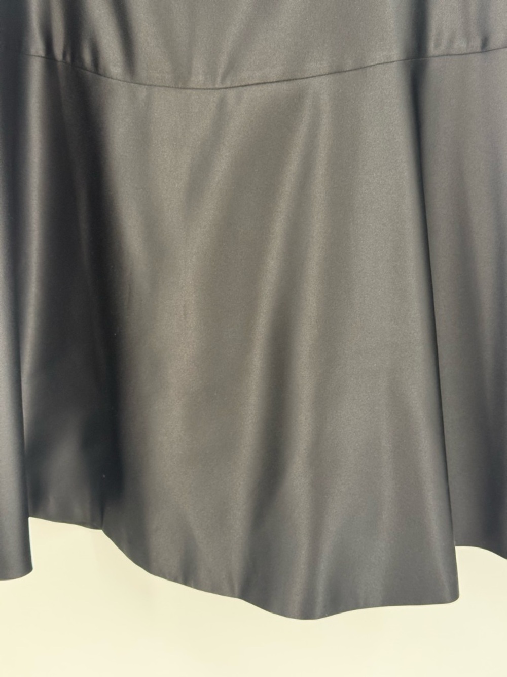 VTG BCBG Maxazria Black Satin Tiered Maxi Skirt High Waist A-Line Long Skirt - Picture 11 of 14